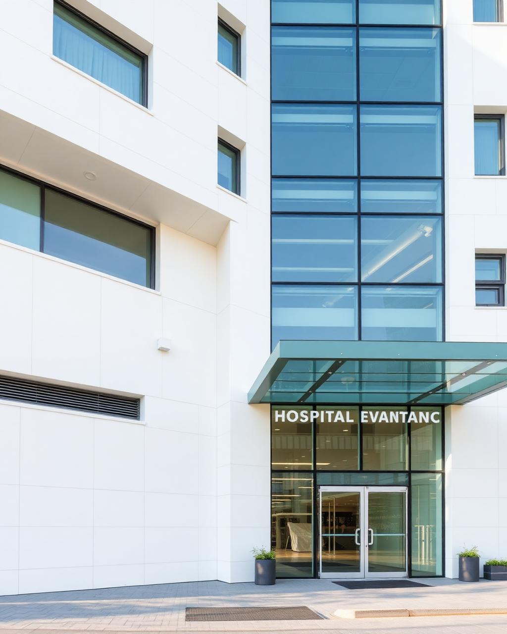 Healthcare facility entrance